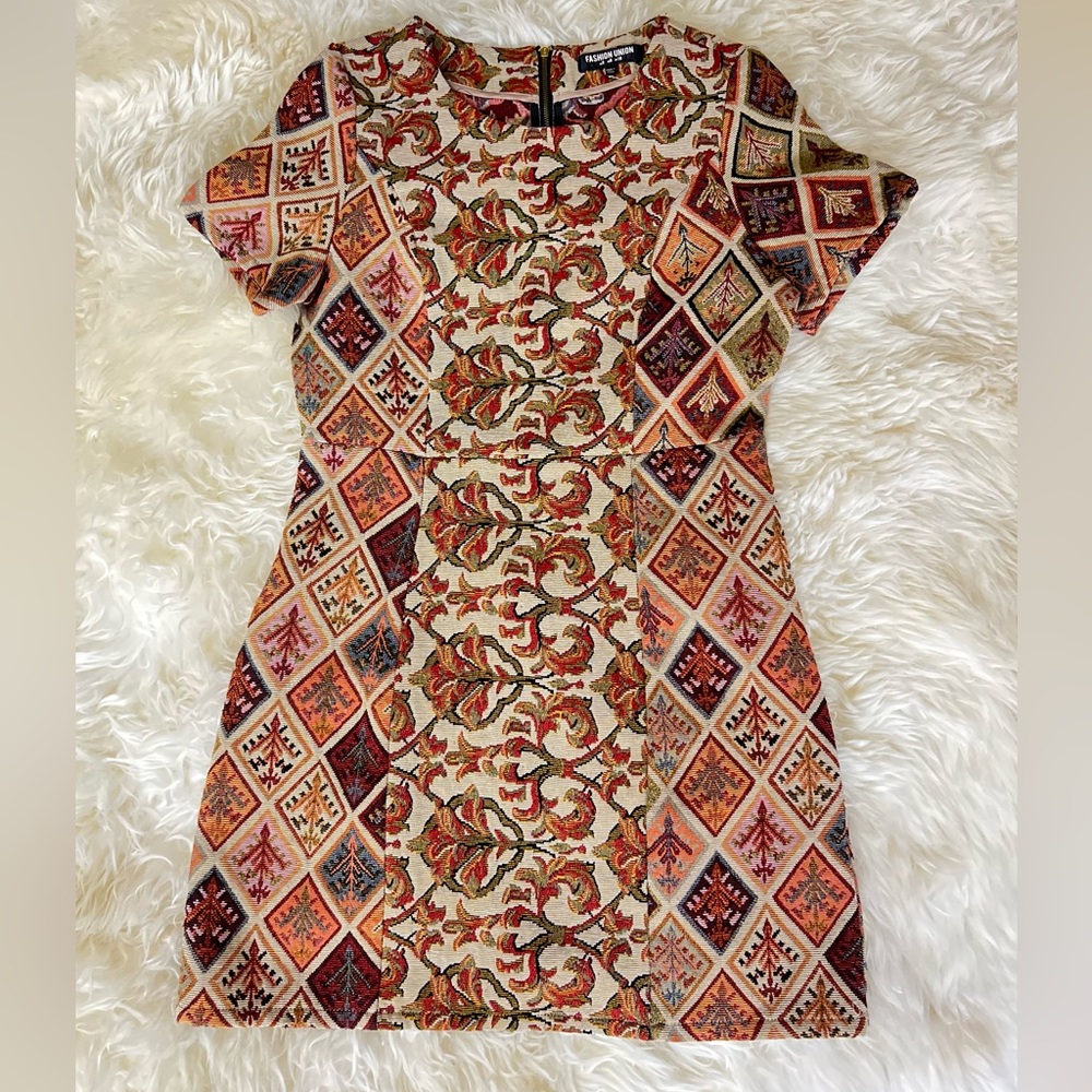 Romantic Tapestry Dress